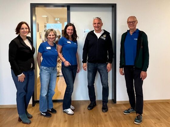 Besuch von Comitas Pflegedienst beim Curare Seniorengarten